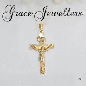 9ct Gold Crucifix Pendant