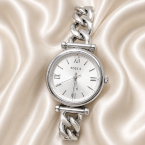 Fossil Stainless steel chain link watch