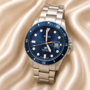 Fossil Stainless steel Blue Dial Watch