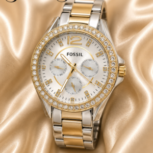 Fossil two tone Chrono Dial watch
