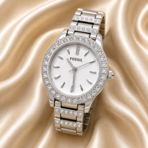 Fossil Stainless steel lds Cz Watch