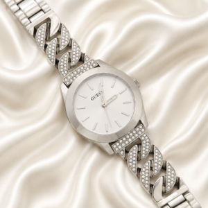Guess Stainless Steel cz chain Watch