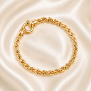 9ct gold belcher handchain