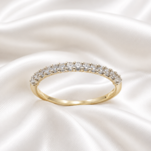 9ct Gold Natural Diamond Eternity Ring