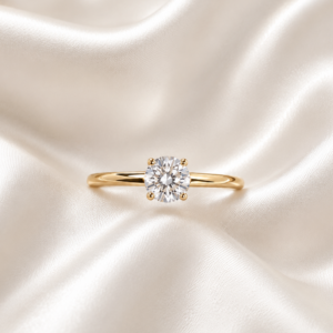 9ct Gold 0.50ct Lab Diamond Solitaire Ring