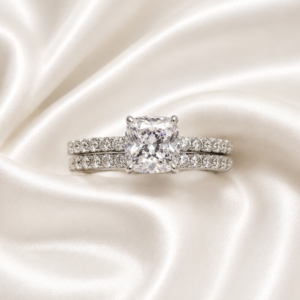 Sterling Silver Cubic Twin set